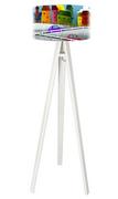 Lampy stojące - Macodesign Lampa podłogowa Bajkowa uliczka tripod-foto-067p-w, 60 W - miniaturka - grafika 1