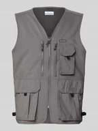 Kamizelki męskie - Kamizelka z dekoltem w serek i kieszeniami z patką model ‘SILVER RIDGE’ - miniaturka - grafika 1