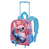 Plecaki - Lilo i Stitch Match -Mały Plecak 3D na Kółkach, Różowy, 26 x 34 cm, Pojemność 12,5 L - miniaturka - grafika 1