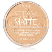 Podkłady do twarzy - Rimmel Puder prasowany Stay Matte 006 14g - miniaturka - grafika 1