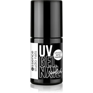 essence studio nails UV GEL NAIL hybrydowy lakier do paznokci z użyciem lampy UV / LED odcień 01 WHITE all night 5 ml - Lakiery do paznokci - miniaturka - grafika 1