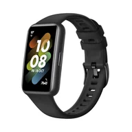 Akcesoria do smartwatchy - FIXED Silikonowy pasek do Huawei Band 7, czarny - miniaturka - grafika 1
