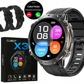 Smartwatch - Cubot X3 Czarny - miniaturka - grafika 1