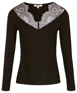 Morgan 201-TRACE.N Koszulka damska Granatowa XX-Large (Rozmiar producenta: TXXL), Czarny (Czarny), S - Koszulki i topy damskie - miniaturka - grafika 1