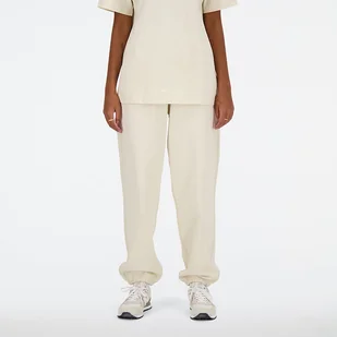 Spodnie damskie New Balance WP41513LIN beżowe - Spodnie sportowe damskie - miniaturka - grafika 1