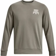 Bluzy męskie - Bluza męska Rival Terry Graphic Crew Under Armour - miniaturka - grafika 1
