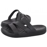 Klapki i japonki damskie - Klapki Gateway Strappy Black 209587-001 (CR307-a) Crocs - miniaturka - grafika 1