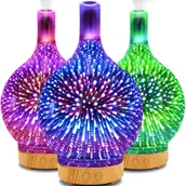 Nawilżacze powietrza - Nawilżacz powietrza dyfuzor zapachowy do aromaterapii podświetlany 35 ml/h Nawilżacz powietrza dyfuzor zapachowy do aromaterapii podświetlany 35 ml/h - miniaturka - grafika 1