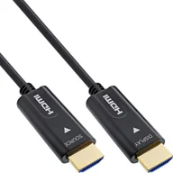Kable komputerowe i do monitorów - Kabel InLine InLine® HDMI AOC cable, High Speed HDMI with Ethernet, 4K/60Hz, male / male, 20m - miniaturka - grafika 1