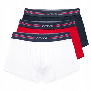 Klasyczne dopasowane męskie bokserki 3 pak mix OM-UNBO-0109 M - Majtki męskie - miniaturka - grafika 1