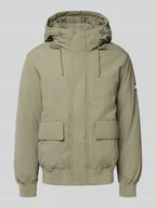 Kurtki męskie - Bomberka o kroju regular fit z kapturem - miniaturka - grafika 1