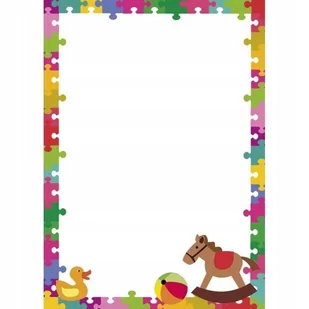 Beniamin Beniamin Dyplom A4 dziecięcy Puzzle WIKR-983377 - Dyplomy i okładki - miniaturka - grafika 1