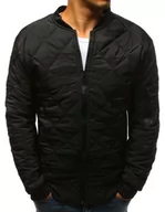 Kurtki męskie - Kurtka męska pikowana bomber jacket czarna TX2215-M - miniaturka - grafika 1