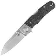 Noże - Nóż składany Bestech Tonic Titanium / Marble Carbon Fiber, Satin M390 by Colin Maisonpierre (BT2204D) - miniaturka - grafika 1