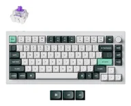 Klawiatury - Keychron Q1 HE USB + RF Wireless + Bluetooth QWERTY Skandynawia Biały Q1H-P1-BO - miniaturka - grafika 1