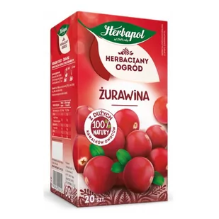 Herbapol Herbaciany Ogród Herbatka owocowo-ziołowa żurawina 50 g (20 x 2,5 g) - Herbata - miniaturka - grafika 1