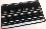 Ręczniki - Ręcznik FR 1055 50x90 czarny 02 czarny w paski biało szare - miniaturka - grafika 1