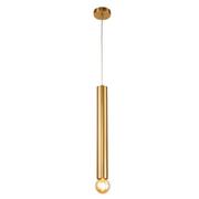 Lampy sufitowe - Złota podłużna lampa wisząca oprawa 50 cm - V025-Malone - miniaturka - grafika 1