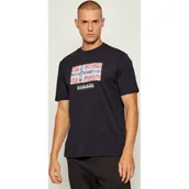 Koszulki męskie - Napapijri T-shirt S-DRAPEAU SS | Relaxed fit - miniaturka - grafika 1