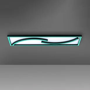 Paul Neuhaus Lampa sufitowa LED Serpent, RGBW, prostokąt - Lampy sufitowe - miniaturka - grafika 2