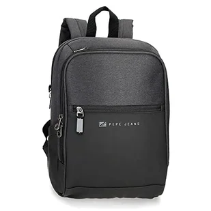 Pepe Jeans Torby Jarvis, czarny/biały, Jeden rozmiar, Plecak PC - Plecaki - miniaturka - grafika 1