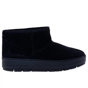 Buty Tommy Hilfiger Cool Suede Snowboot FW0FW07662-DW6 - granatowe - Buty sportowe damskie - miniaturka - grafika 1