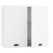 Szafki kuchenne - Szafka kuchenna wisząca z ociekaczem 80 ADELE W80 SU P/L biały mat - miniaturka - grafika 1