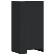 Szafki na buty - vidaXL Szafka na buty czarna 52x37,5x100 cm materiał drewnopochodny - miniaturka - grafika 1