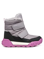 Buty dla dziewczynek - Geox Śniegowce J Trekkyup B Ab J46M7B 08V50 C1324 M Szary - miniaturka - grafika 1