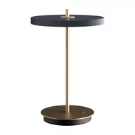 Noże stołowe - Antracytowa lampa stołowa LED ze ściemniaczem i metalowym kloszem (wysokość 31 cm) Asteria Move – UMAGE - miniaturka - grafika 1