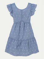 Sukienki i spódniczki dla dziewczynek - Mayoral Sukienka letnia 6952 Niebieski Regular Fit - miniaturka - grafika 1