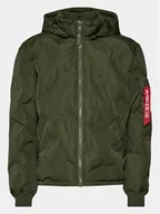 Kurtki męskie - Alpha Industries Kurtka przejściowa Logo 108107 Zielony Regular Fit - miniaturka - grafika 1