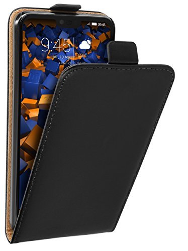 mumbi etui z klapką kompatybilne z Honor 10, etui na telefon komórkowy Case Wallet, czarne