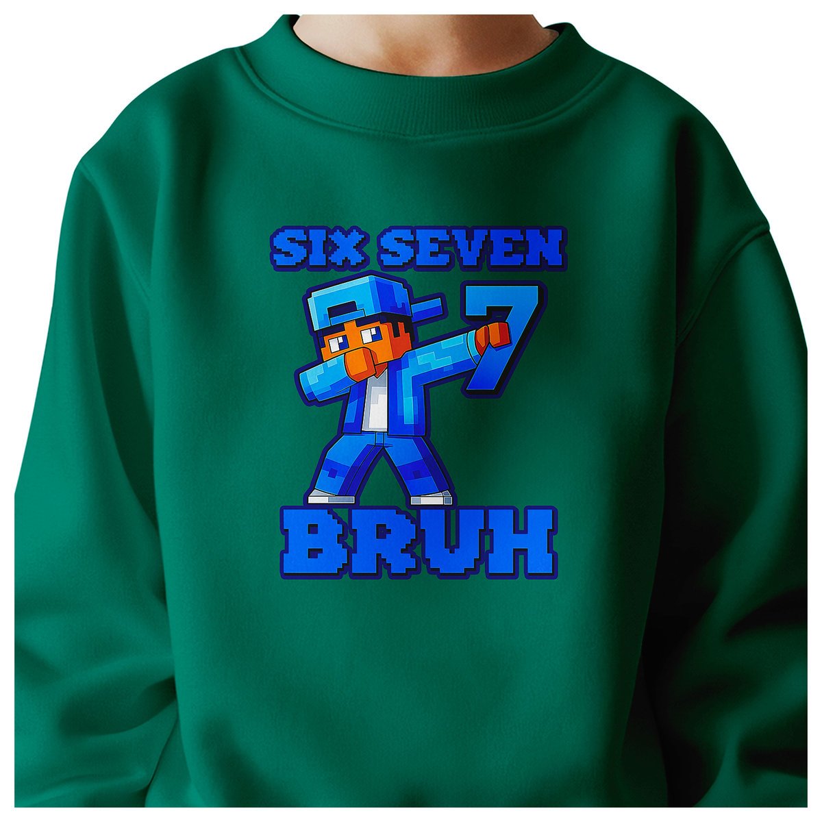 BLUZA DZIECIĘCA 67 SIX SEVEN BRUH DLA CHŁOPCA DZIEWCZYNKI 110-116