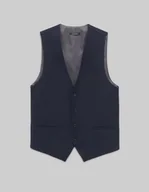 Kamizelki męskie - kamizelka galatro 01 granatowy slim fit - miniaturka - grafika 1