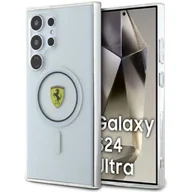 Etui i futerały do telefonów - Etui Ferrari IML Transp Inner Circle Line MagSafe na Samsung Galaxy S24 Ultra - czarne - miniaturka - grafika 1