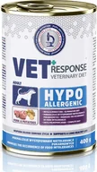 Mokra karma dla psów - Vet Response Karma mokra dla psa VET RESPONSE HYPOALLERGENIC wieprzowina 400 g - miniaturka - grafika 1
