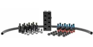Chłodzenie wodne - EK Water Blocks EK-Pro Quick Disconnect Manifold Zestaw dystrybutorów 2CPU 2GPU - miniaturka - grafika 1