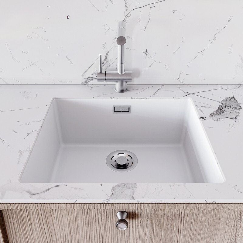 Globalo Zlewozmywak AURILIO 60.1 White Clean Tech one size