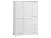 Szafy - Szafa sosnowa 3D nr4 S133 biała - miniaturka - grafika 1