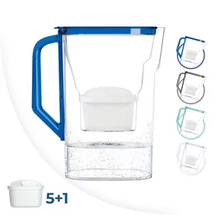 DZBANEK FILTRUJĄCY WESSPER 2,7L + 6X FILTR AQUAMAX - Dzbanki filtrujące - miniaturka - grafika 1
