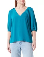 Bluzy damskie - Sisley Damska bluza 54YZLQ027, zielona 11J, XS - miniaturka - grafika 1