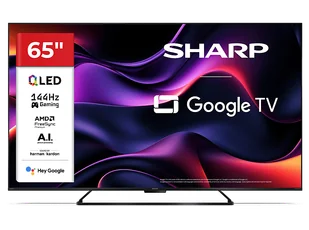 Telewizor SHARP 65HR8465E 65" 4K 144Hz Google TV - Telewizory Telewizor SHARP 65HR8465E 65" 4K 144Hz Google TV - Telewizory - miniaturka - grafika 1