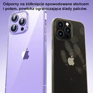 Usams Etui Primary do iPhone 14 Pro Max 6,7" transparent IP14PMYS01 (US-BH798) - Etui i futerały do telefonów - miniaturka - grafika 4