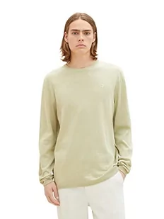 TOM TAILOR Denim sweter męski, 32246 - Garden Peat, S - Swetry męskie - miniaturka - grafika 1