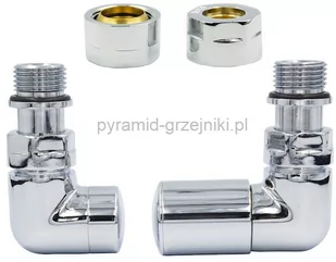 Varioterm Zawór regulacyjny Vision ze złączką PEX/CU - chrom miedziana - CU 15 mm prawy VIR02P(CU) - Zawory i kraniki - miniaturka - grafika 1