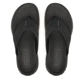 Klapki i japonki męskie - Japonki Skechers Street retro Jogger Sd 211359/BLK Czarny - miniaturka - grafika 1