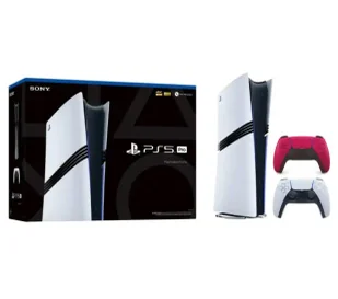 Sony PlayStation 5 Pro (PS5 2TB + Dodatkowy Pad Czerwony) - Konsole Playstation - miniaturka - grafika 1