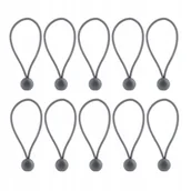 Pozostałe akcesoria do uprawy roślin - Gumy z kulką do mocowania plandek szare, 10 szt. - miniaturka - grafika 1
