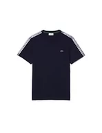 Koszulki męskie - Lacoste Koszulka męska Regular Fit, granatowy, M - miniaturka - grafika 1